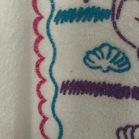 Vintage Mickey Mouse Terry Cloth Beach Cover Up Women's M Fun Disney Mom - Picture 10 of 12